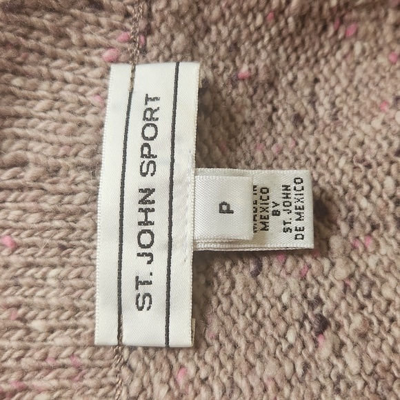 ST JOHN SPORT WOOL/CASHMERE BLEND SWEATER - Picture 10 of 11